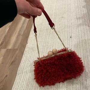 Unbillion Depuis 1996 fuzzy Sherpa handbag